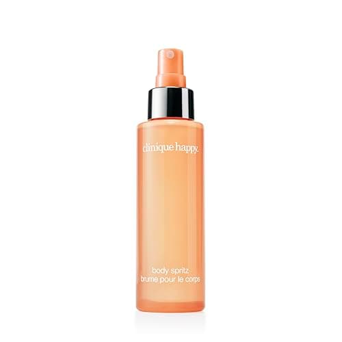 Clinique Happy Body Spritz | Notes of Grapefruit, Bergamot, Hawaiian Wedding Flower + Spring Mimosa | Women's Fragrance, 4.2 Fl Oz