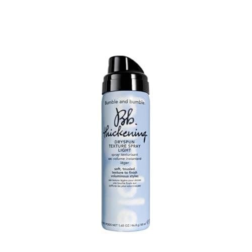 Bumble and bumble. Thickening Dryspun Texture Spray Light | Dry Texture Spray | Adds Airy Dimension and Light Hold | For Medium to Thick Straight to Curly Hair Types | Mini Travel Size, 1.65 Ounce